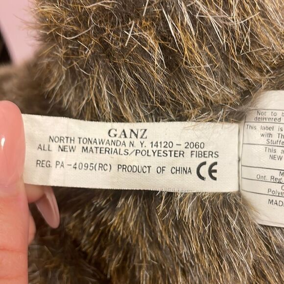Vintage Ganz 1996 Billy Bunny Item #HE2188 Brown Bunny with Bow Excellent Cond… - Picture 8 of 8